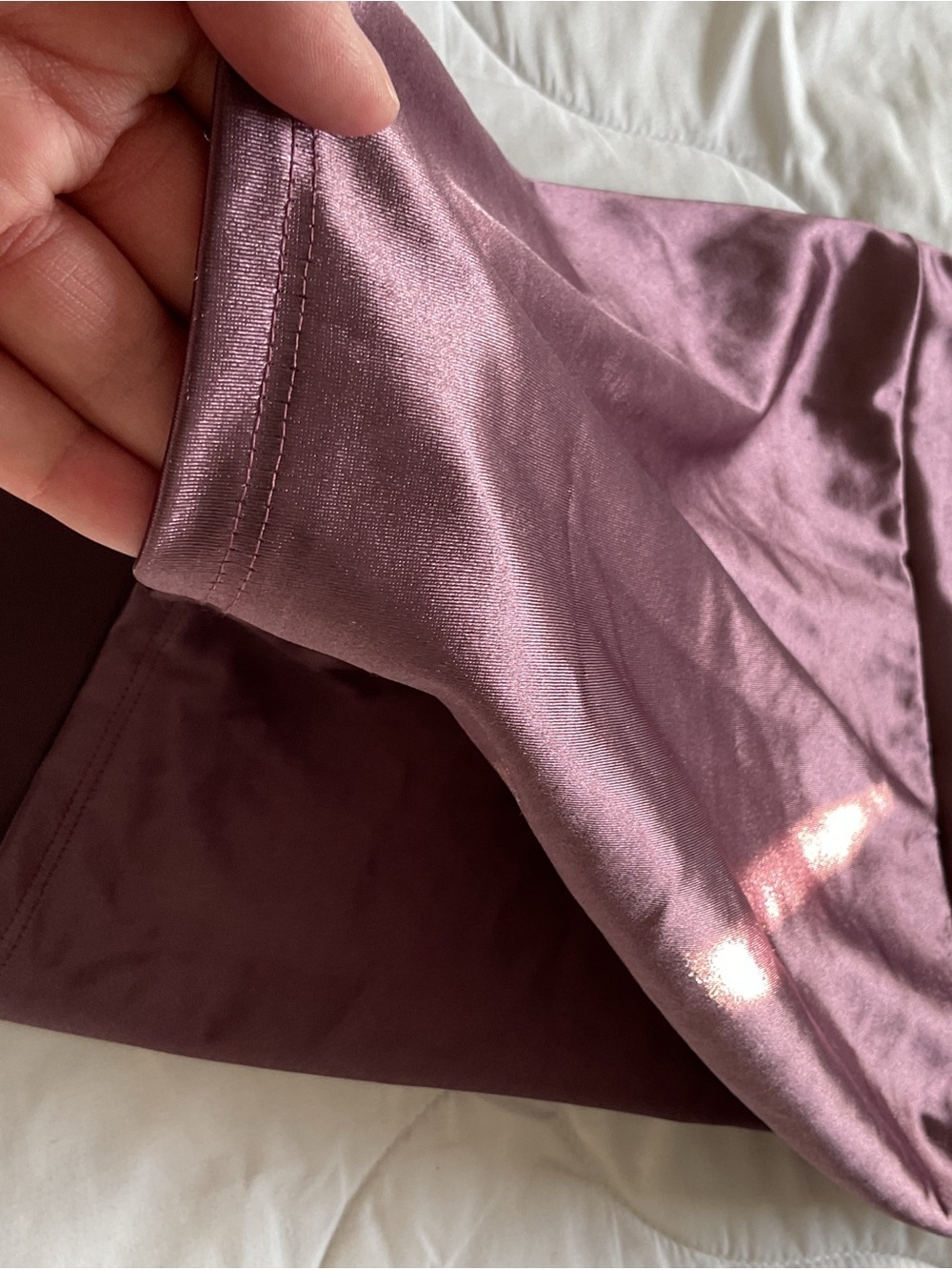 Cristina Satin Maroon Set - Picture 10 of 13